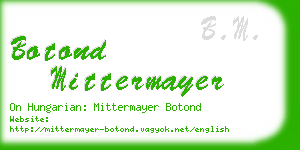 botond mittermayer business card